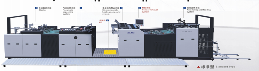 YFMA-850 1050 Popolnoma avtomatski visokohitrostni laminator za termično folijo, enojna ali dvostranska možnost